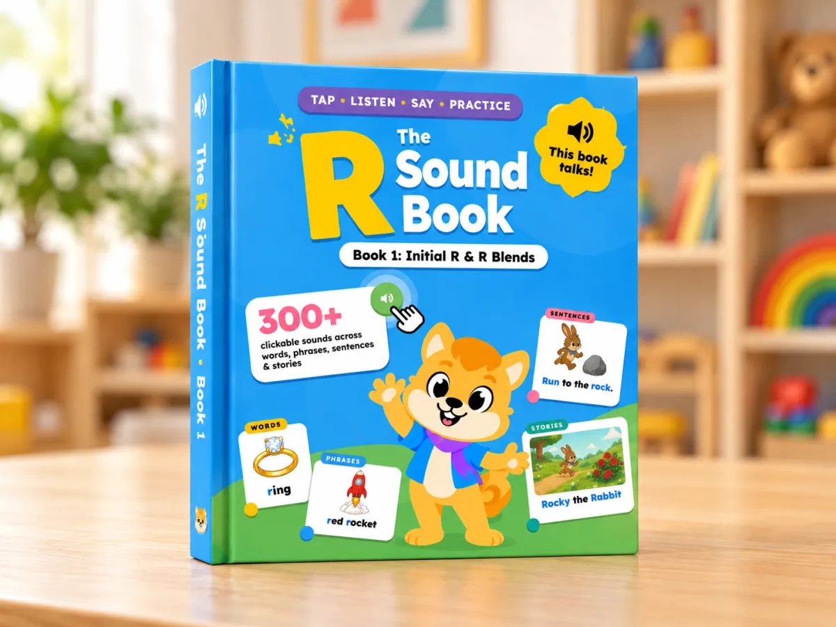 Front cover of The R Sound Book, Book 1: Initial R and R Blends