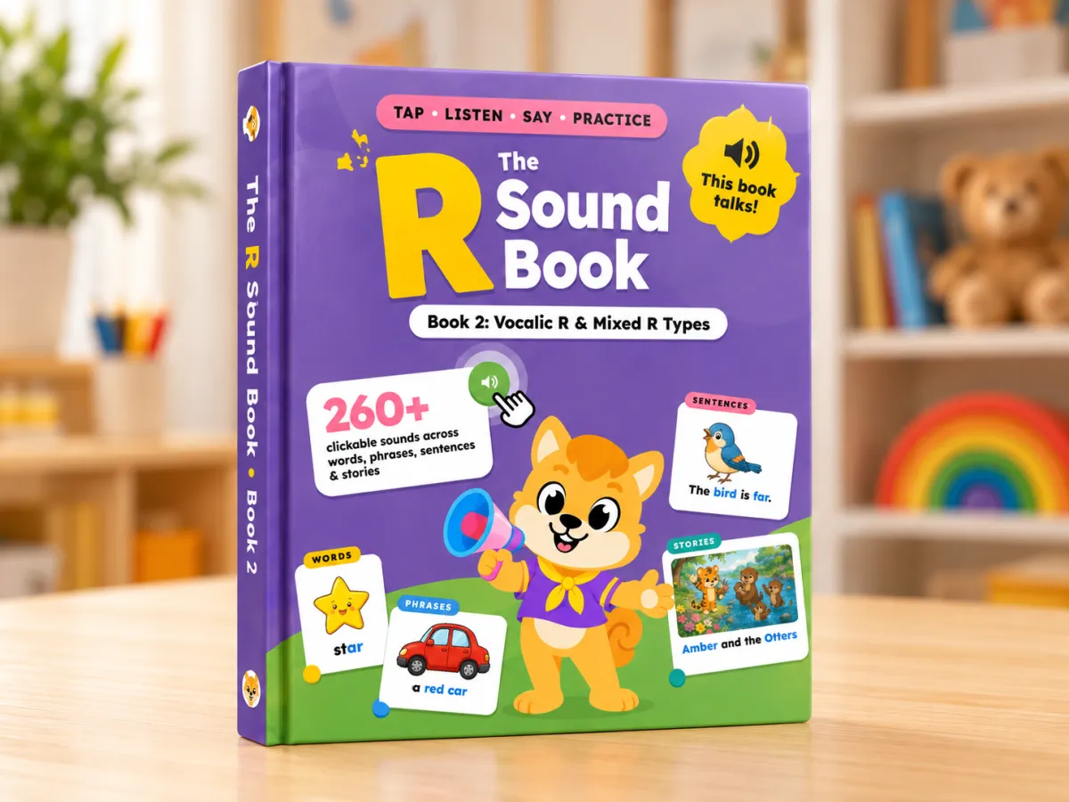 Front cover of The R Sound Book, Book 2: Vocalic R and Mixed R Types